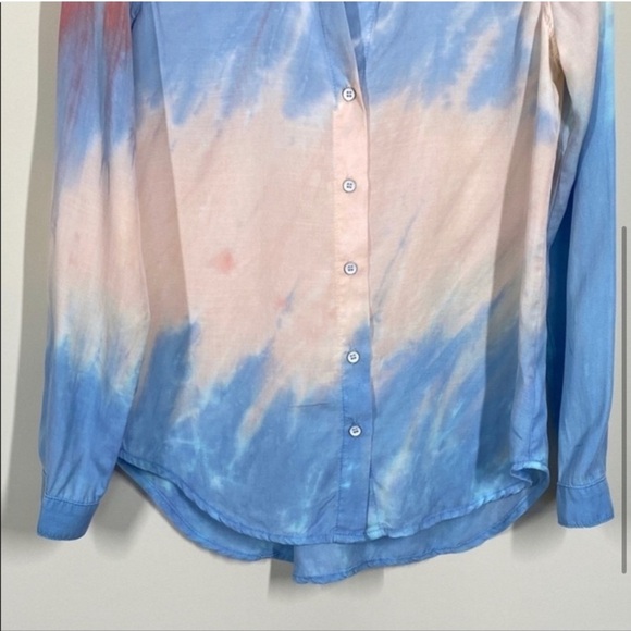 Cloth & Stone Pink Long Sleeve Button Down Shirt New - Picture 4 of 6